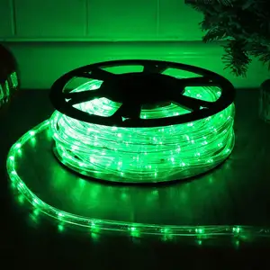 St. Patrick's Day decoration for Irish Parade Rope Lights Outdoor Connectable and Flexible Tube Lights Solar light Waterproof