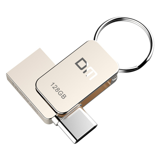 DM New Super Speed USB-C 2-in-1 32GB-256GB USB 3.2 Flash Drive with 60-70M/S Reading Speed Bulk PD059
