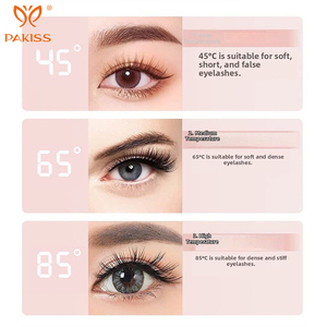 PAKISS Wholesale Rechargeable USB Plastic <b>Mini</b> Heated Beauty <b>Eyelash</b> <b>Curler</b> with Naturally Ironing Long Lasting Clip - Product Image 2