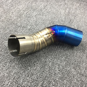 Tuyau central de <span class=keywords><strong>moto</strong></span> sans lacet pour <span class=keywords><strong>Kawasaki</strong></span> Z900 Z <span class=keywords><strong>900</strong></span> Échappement Modifié <span class=keywords><strong>Moto</strong></span> Connect Link Acier inoxydable Mid Tube Bleu - Product Image 2