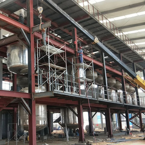 Reator agitador aço inoxidável usado para produção cosmética emulsão acrílica do motor Gear Coating Chemical Solution Project - Product Image 1