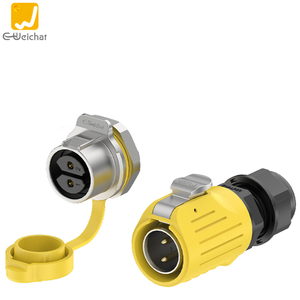 ई-वेसीघाट जलरोधी बिजली कनेक्टर EW-LP20 चार-छेद फ्लैंज वेल्डिंग विमानन प्लग और सॉकेट - Product Image 2