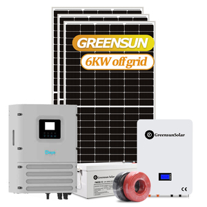 ชุดระบบพลังงานแสงอาทิตย์ deye 5KW 6KW ปิดกริด SUN-6K-OG01LP1-EU-AM2 12KW 18KW ชุดระบบพลังงานแสงอาทิตย์สำหรับบ้าน - Product Image 1