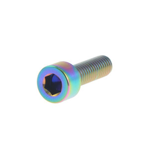 M 7X20 25 30 35 40 43 45 50Mm <span class=keywords><strong>Titanium</strong></span> Staal & Messing Schroef Cnc Gr5 Bout Met <span class=keywords><strong>Allen</strong></span> Sleutel Hex Dop Voor Fiets Modificatie - Product Image 1