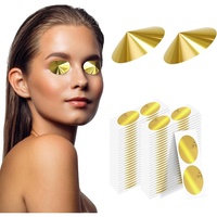 Protection des yeux pour lit de bronzage - Autocollants pour les yeux pour la protection UVA/UVB - Transparent, sans sangle - Doré