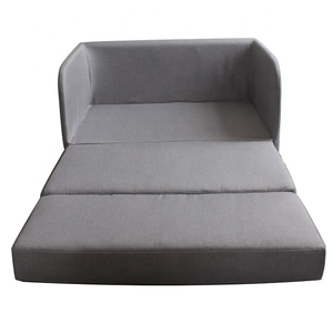 Fauteuil-lit <span class=keywords><strong>convertible</strong></span> moderne et réglable en tissu avec cadre pour chambre ou salon - Product Image 3