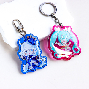 <span class=keywords><strong>Porte</strong></span>-clés en acrylique holographique double face personnalisé pour anime, <span class=keywords><strong>porte</strong></span>-clés en <span class=keywords><strong>résine</strong></span> par sublimation pour clés en plastique – Vente en gros - Product Image 5