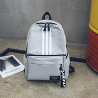 Mochila Escolar Unisex Personalizada a Bajo Precio, con Cierre, Diseño Simple y Casual, Estilo Universitario y de Secundaria, para Laptop