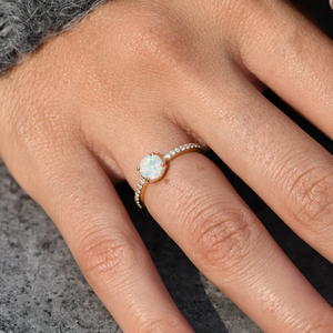 <span class=keywords><strong>Anillo</strong></span> <span class=keywords><strong>de</strong></span> <span class=keywords><strong>Matrimonio</strong></span> <span class=keywords><strong>de</strong></span> Ópalo Natural Boho para <span class=keywords><strong>Mujer</strong></span> <span class=keywords><strong>y</strong></span> <span class=keywords><strong>Hombre</strong></span>, Gema <span class=keywords><strong>de</strong></span> Plata <span class=keywords><strong>de</strong></span> Ley 925 con Diamante <span class=keywords><strong>y</strong></span> Ópalo LYR0664 - Product Image 6