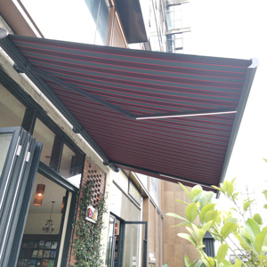 Có thể thu vào bên mái hiên Hợp kim nhôm đầy đủ Cassette mái hiên để bán - Product Image 3