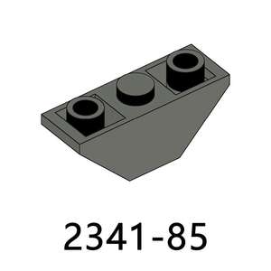100g/sac N°2341 Blocs de construction doubles inclinés inversés 45° 3 x 1 Briques éducatives en plastique pour enfants, autres jouets de collection, cadeau - Product Image 3
