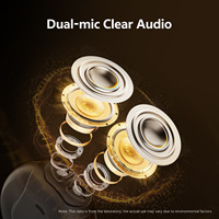 Microphone Lavalier Sans Fil DSP Réduction de Bruit Moniteur Bidirectionnel Affichage Numérique Type C 48KHz-24bit pour Vlog en Direct