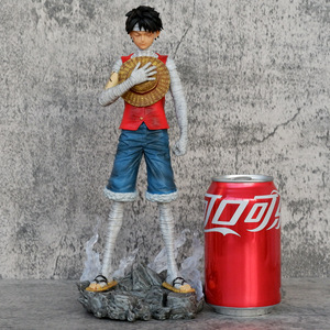 Di alta qualità 26.5CM in PVC bendaggio Luffy statua per bambini Action Anime Figure modello ornamento 'One Piece' serie GK Luffy Action Figure - Product Image 3
