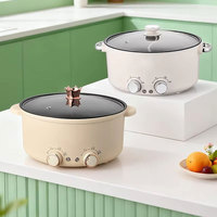 Grande marmite électrique antiadhésive à brancher Great Bear, 32 cm, 5 L, 1600 W, pour la maison