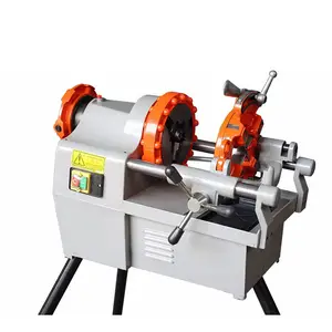 415V 380V 220V 110V Automatic Electric Thread Power Ratchet Pipe Threader ZT-M33 750W 1/2-4" Steel Pipe Threading Machine