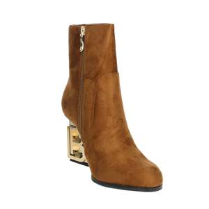 Botines de Mujer Laura Biagiotti Marrón 36 Tacón de Ante - Product Image 5