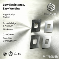 Bandes de nickel pur Shengze avec languettes de soudure faciles à assembler pour connexion de batterie et accessoires de feuilles de nickel pour cellules 21700