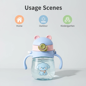 Gobelet anti-chute pour enfants à partir de 6 mois, idée <span class=keywords><strong>cadeau</strong></span> idéale pour apprendre à boire du lait, excursions en plein air, <span class=keywords><strong>1</strong></span> <span class=keywords><strong>an</strong></span>, type paille - Product Image 6