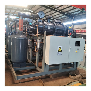 ชุดเครื่องทำความเย็นห้องเย็น คอมเพรสเซอร์แบบสกรู HVAC ชุดรีไซเคิลสารทำความเย็น เครื่องปรับอากาศ ระบบปรับอากาศอัตโนมัติ สารทำความเย็น - Product Image 4