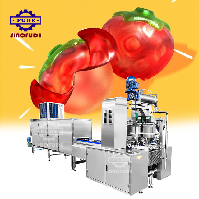 3D 2D Gummy Candy Filling Machine Liquid Centered Candy Chocolate Depositing Machinery Jelly Gummies Candies Making Custom Mold