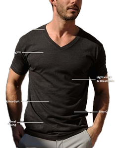 Bán Buôn Tùy Chỉnh In Đồng Bằng Trống 100 Thăng Hoa 100% Polyester Trắng T Áo Sơ Mi Unisex V-Cổ Nhanh Chóng DRI Khô-Phù Hợp Với Người Đàn Ông T Áo Sơ Mi - Product Image 2