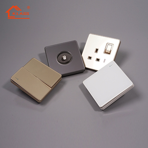 KLASS best-seller norme britannique UK maison lumière électrique interrupteurs muraux et prises 5 broches 1/2 interrupteurs et prise usb - Product Image 2