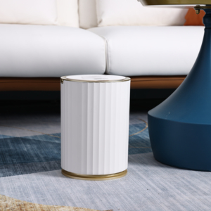 Tempat Sampah Sensor sangat nyaman digunakan di rumah ruang tamu kamar tidur dapur kamar mandi tutup otomatis mewah bulat - Product Image 3