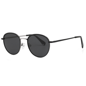 Gafas de Sol de Metal Ovaladas con Logotipo Personalizado, Montura Completa, Protección UV400, Unisex, Retro, Casual, para Adultos - Product Image 4