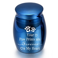 Urna para Mascotas en Oferta, Urna Funeraria de Metal para Cremación de Perros y Gatos, Recipiente Conmemorativo para Guardar Cenizas de Mascotas