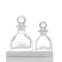 Diffuseur de roseau de parfum naturel de 50ml Ensembles de diffuseur de roseau de 50ml Couvercle de diffuseur de roseau de fleur pour la décoration de la maison