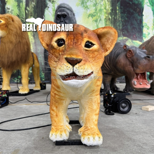 Modèles animatroniques <span class=keywords><strong>Lion</strong></span> <span class=keywords><strong>Simba</strong></span> grandeur nature animaux de simulation artificiels - Product Image 4