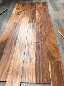 Sıcak satış el kazınmış birleşik ahşap zemin UV bitmiş altın akasya parke döşeme evler için - Product Image 4