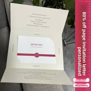 Buste di tessere di abbonamento VIP personalizzate per saloni di bellezza/studi di Yoga-70% pagine Logo personalizzato/cliente di promozione di apertura del Design - Product Image 1