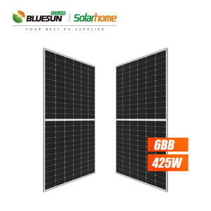 แผงโซลาร์เซลล์ <span class=keywords><strong>Talesun</strong></span> 425 วัตต์ PERC Mono 415W 420W 425W 430W แบบฮาล์ฟเซลล์ ขายดีในโปแลนด์ 6BB - Product Image 2