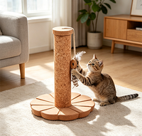 Grattoir à chat pliable en liège grand format, durable et robuste, écologique, antidérapant, design remplaçable, cadeau idéal pour toutes les occasions