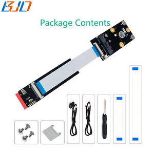 فتحة صغيرة pci-e إلى <span class=keywords><strong>M</strong></span>.<span class=keywords><strong>2</strong></span> NGFF مفتاح B + <span class=keywords><strong>M</strong></span> واجهة بطاقة محول لاسلكي مع كابل FPC لوحدة Wifi BT في المخزن - Product Image 6