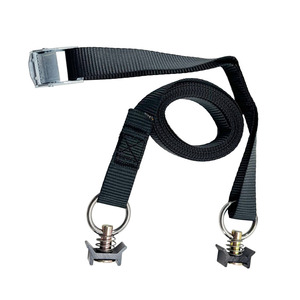 Accessoires de contrôle de cargaison logistique, sangle <span class=keywords><strong>d</strong></span>'<span class=keywords><strong>arrimage</strong></span> à cliquet 25 mm 2,9 m, sangle à boucle à came avec rail en L en aluminium, <span class=keywords><strong>anneau</strong></span> en O, accessoires à goujon unique - Product Image 1