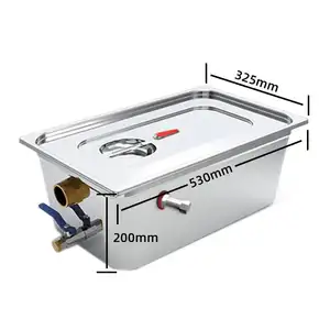 Stainless Steel Kitchen Grease Trap Automatic Grease Oil Interceptor Hotel Commercial Grease Trap