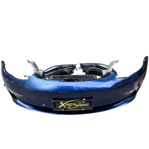 Original usado para Tesla Modelo <span class=keywords><strong>3</strong></span> parachoques delantero y rejilla radiador faro guardabarros con recortes de luz antiniebla arnés de cableado de Radar - Product Image 1