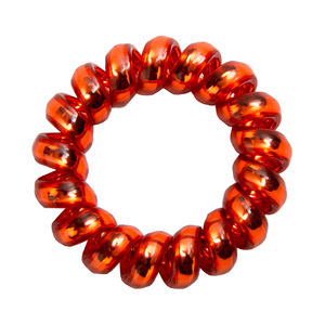 Bandeau de cheveux en plastique avec Logo personnalisé, chouchous en <span class=keywords><strong>spirale</strong></span>, bandes élastiques, Bracelet, nœuds de cheveux bouclés pour femmes - Product Image 5