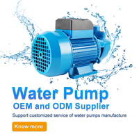 Pompe à eau OEM CE QB60 QB-60 0.5HP 370W 220V pour usage domestique et agricole, haute pression, prix compétitif
