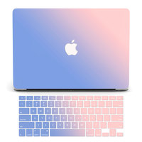 Coque rigide en plastique caoutchouté pour ordinateur portable Macbook Air Pro 13 13.6 14 14.2 15 15.3 16 16.2 pouces M1 M2 M3 M4