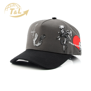 4UGEAR Gorras Custom 4U 5 Panel Casquettes de baseball Fabrication avec logo brodé sur mesure Casquettes de baseball pour hommes Casquettes pour hommes - Product Image 1