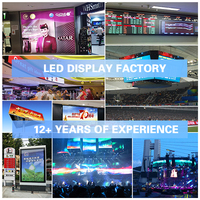 Panel Video Wall LED P2.976 500x500 500x1000 Layar LED Indoor Outdoor untuk Panggung Klub Periklanan Grosir