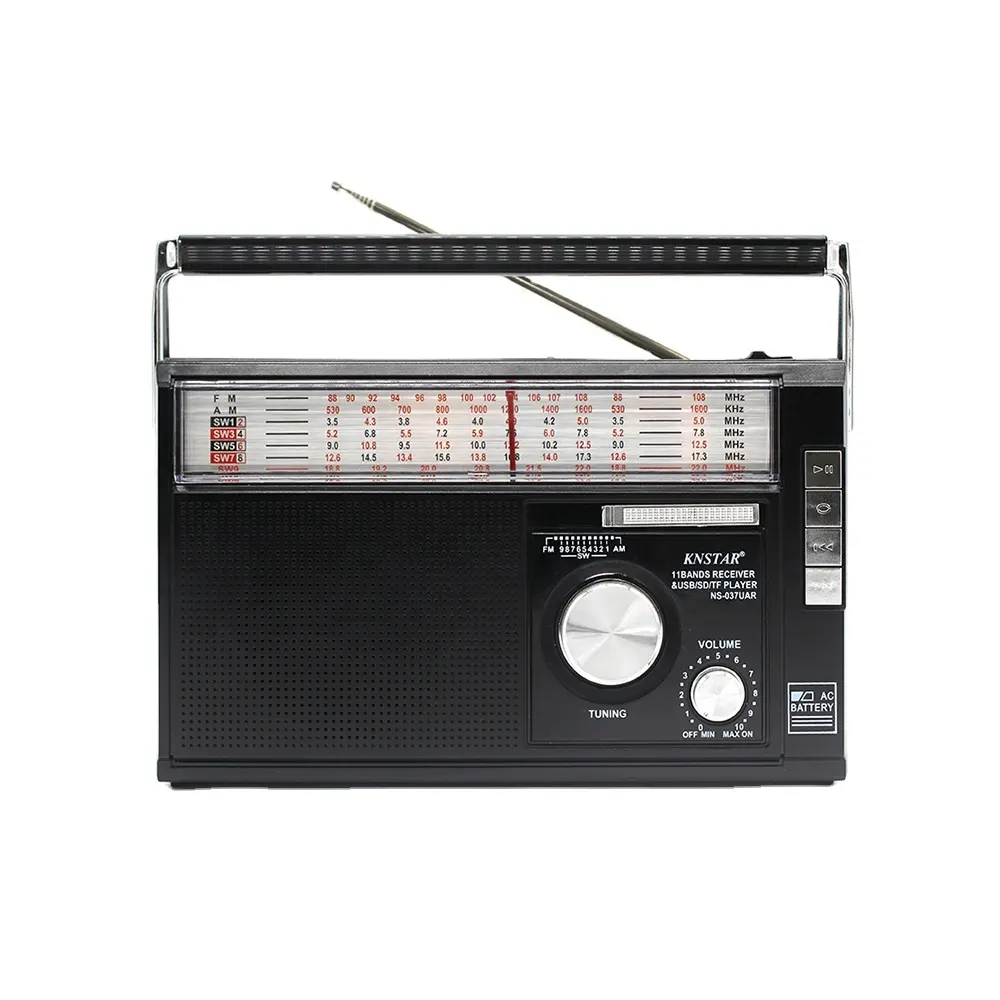 Knstar 037UAR AM FM SW radio with AC plug