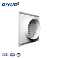 Couvercle de ventilation à persiennes carré en ABS avec conception de grille pour l'alimentation et l'évacuation de l'air frais Systèmes de climatisation centrale
