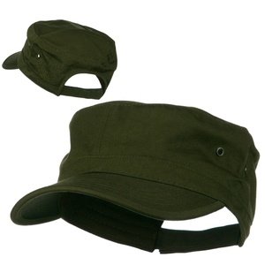 Không Xây dựng Chất Lượng Cao 100% Cotton Ajustable <span class=keywords><strong>Hook</strong></span> & Dây Đeo Vòng Lặp Đóng Cửa Olive Màu Xanh Lá Cây Rắn Trống <span class=keywords><strong>Flat</strong></span> <span class=keywords><strong>Top</strong></span> Cap - Product Image 1