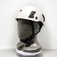 Casco de Rescate Ligero y Ajustable para Adultos, para Escalada, Senderismo, Ciclismo, Exploración de Cuevas, Material ABS, Casco de Seguridad