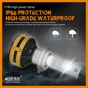 MiaoDiSheng <span class=keywords><strong>F100</strong></span> universale 12000lm 120w H1 H4 H7 H11 HB3 HB4 9005 9006 fari a Led ad alta potenza sistemi di illuminazione automatica - Product Image 5