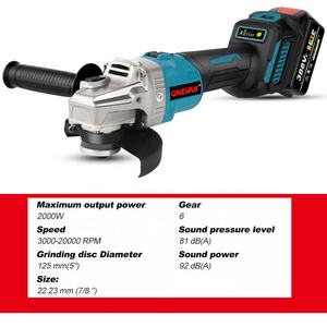 <span class=keywords><strong>เครื่อง</strong></span>ตัดขัด M14 1280W 3สปีด, 125มม. สำหรับ<span class=keywords><strong>เครื่อง</strong></span>ตัดแบตเตอรี่ <span class=keywords><strong>Makita</strong></span> 18V - Product Image 5